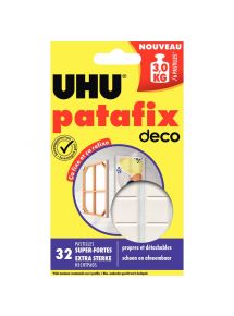 Blister de 32 pastilles adhésives Patafix déco