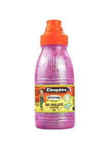 Carton de 4 Flacons 500 ml de gels pailletés décoratifs