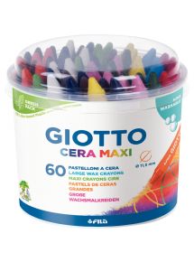 Craie à la cire Cera Maxi Ø11,5mm, pot de 60