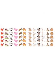 Pochette de 420 gommettes fantaisies assorties