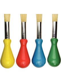 Sac de 4 brosses à pocher manche boule