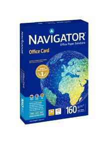 Paquet de 250 feuilles format A4 160g blanc NAVIGATOR
