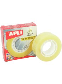 Rouleau adhésif Apli transparent 19mmx33m
