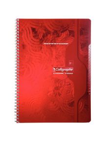 Répertoire à reliure intégrale 180 pages, format A4, petits carreaux, papier 70g