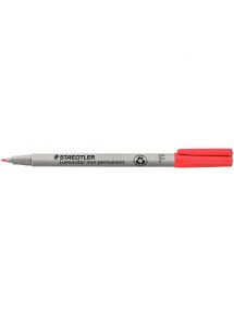 Marqueur de rétroprojection, pointe 0,6mm, encre soluble rouge