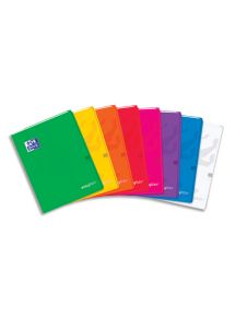 Cahier polypro Easybook Classique 24x32cm, 96p, petits carreaux, piqûre 90g
