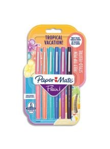 Stylo feutre Flair Original Tropical, pochette de 6 couleurs assorties