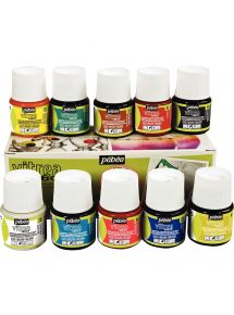 Boite de 10 flacons 45ml de peinture VITREA 160