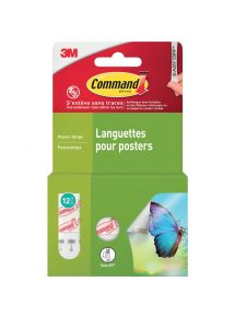 Blister de 6x2 languettes attaches posters