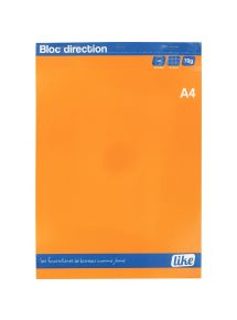 Bloc de direction Like 80 feuilles A4 70g, petits carreaux