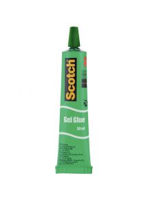 Tube de colle 30 ml, transparente, gel avec solvant