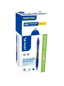 Pack de 20 rollers G2 bleus dont 4 gratuits