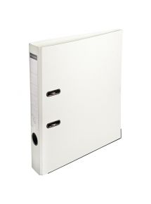 Classeur à levier pour format A4, dos 5 cm, blanc