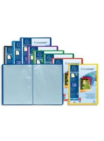Protège-documents Polyvision personnalisable 21x29,7cm, 60 pochettes, blanc