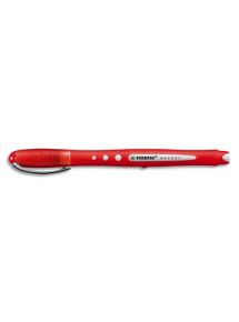 Stylo roller pointe métal Bionic Worker, écriture 0,5mm, rouge