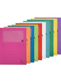 Paquet de 100 pochettes coin papier FOREVER 130g, coloris assortis