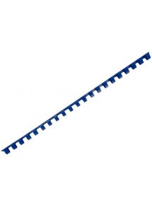 Boîte de 100 reliures plastiques couleur Ø 10mm bleu