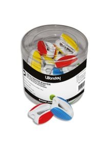 Boîte de 24 Taille-crayons 1 usage bi-matière