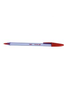 Stylo bille pointe moyenne Cristal soft, rouge