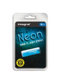 Clé USB  16Go 2.0 Néon Intégral bleu