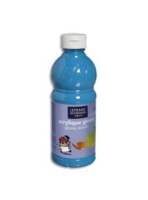 Peinture acrylique Glossy, flacon de 500ml, turquoise