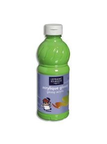 Peinture acrylique Glossy, flacon de 500ml, vert anis