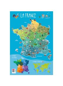 Poster pédagogique, la France