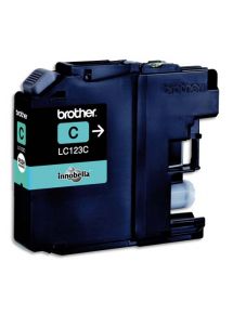 Cartouche jet d'encre Brother cyan LC123C