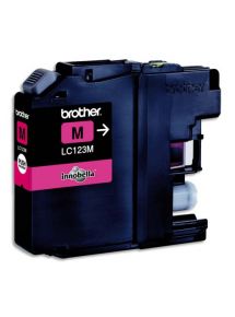 Cartouche jet d'encre Brother magenta LC123M