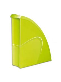 Porte-revues Gloss - Dos 8,2cm - 31 x 25,9cm coloris vert anis