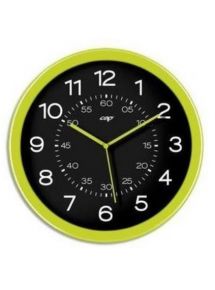 Horloge murale rose ronde, diamètre 30cm