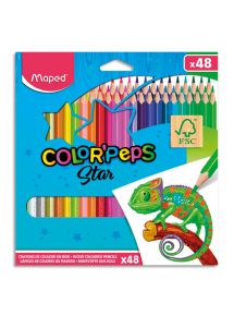 Crayon de couleur Color'Peps, étui de 48