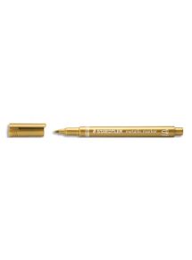 Marqueur métallique pointe ogive 1,2mm, or