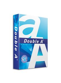 Ramette de 500 feuilles Double A 80g blanc format 21x29,7cm (A4)