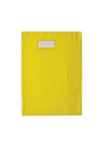 Protège-cahier  21x29,7cm, plastique éco, jaune