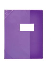 Protège-cahier  21x29,7cm, plastique éco, violet