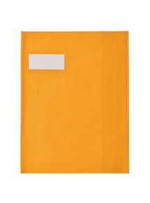 Protège-cahier 24x32cm, plastique éco, orange