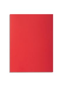 Chemise Rock's 24x32cm, 210g, rouge, paquet de 100