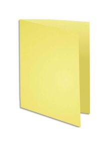 Chemise 'Super 250' 24x32cm, 210g, jaune canari, paquet de 100