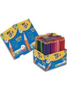 Crayon de couleur Evolution Bic Kids, maxi classpack de 288