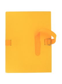 Chemise extensible toilée avec rabat, jaune