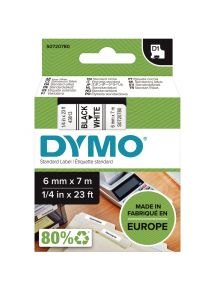 Dymo, ruban D1 S0720590 pour étiqueteuse, 12mm x 7m, Noir sur vert