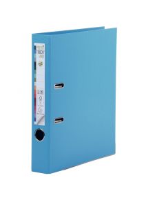 Classeur à levier PREM'TOUCH format A4+, dos 5 cm, bleu clair