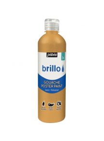 Flacon 500 ml de gouache brillante BRILLO coloris or