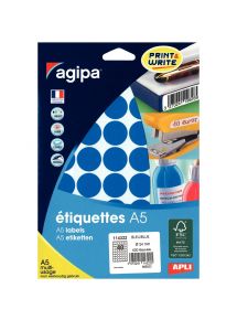 Etui de 400 pastilles de couleur diamètre 24mm bleu