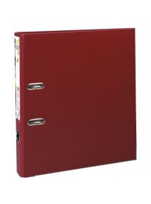 Classeur à levier PREM'TOUCH format A4+, dos 8 cm, bordeaux
