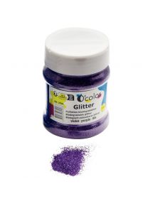 Shaker de paillettes biodégradables 100grammes coloris violet