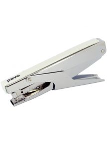 Pince agrafeuse métallique, agrafes 8/4, capacité 15 feuilles, blanc