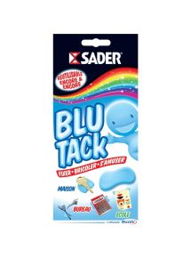 Pastille adhésive Blu-Tack, plaquette de 100g