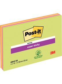 Paquet de 4 blocs Meeting Notes Super Sticky